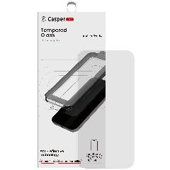 Casper Snap Tempered Glass Screen Protector For iPhone 13 / 13 Pro / 14 / 16e / 17e (AR Clear)
