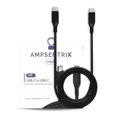 Included 6 ft charging cable