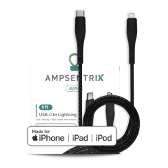 Included 6 ft charging cable